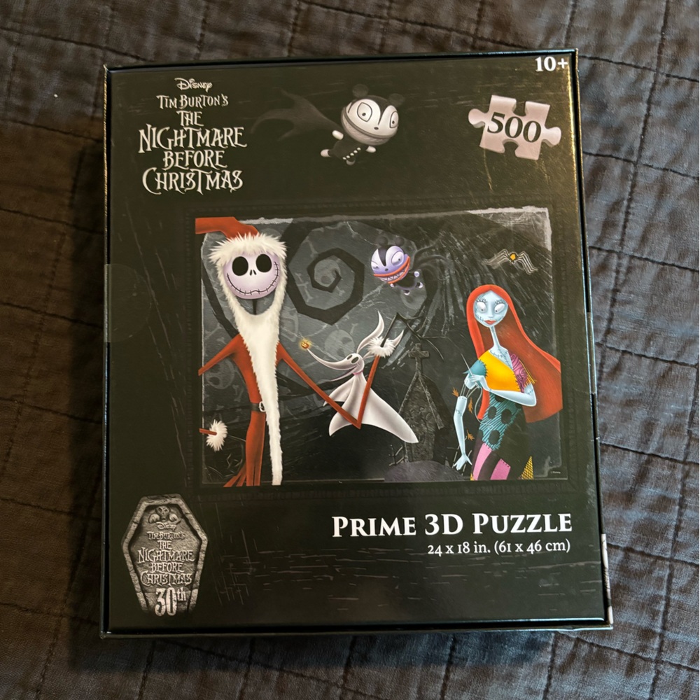 NWT Disney Nightmare Before‎ Christmas Prime 3D Jigsaw Puzzle